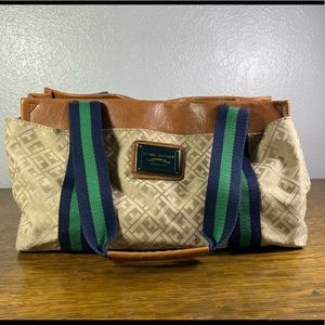 Tommy Hilfiger Monogram Faux Leather Purse